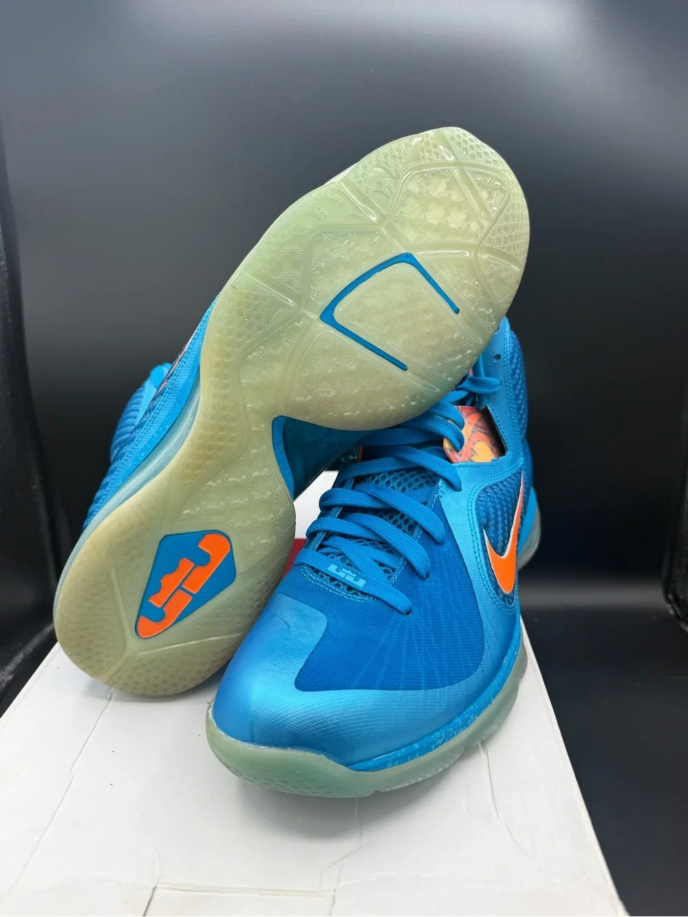 Nike LeBron 9 IX China Year of the Dragon Size 11 Men’s Blue Orange OG New/box
